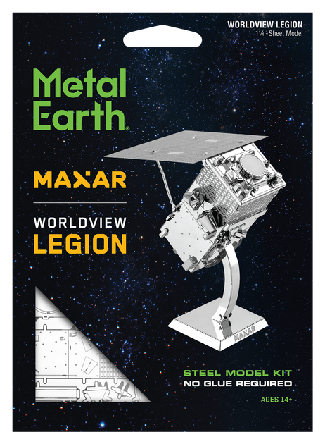 Металевий 3D конструктор "Супутник WorldView Legion" - Фото 7 Металевий 3D конструктор "Супутник WorldView Legion" - зображення 7