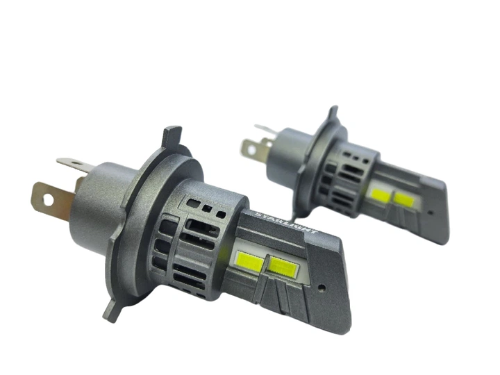 Лампа діодна 12V/24V Н4 LED +100% 50Вт/8000лм/5500К StarLight [SL-SS-H4W] - зображення 4
