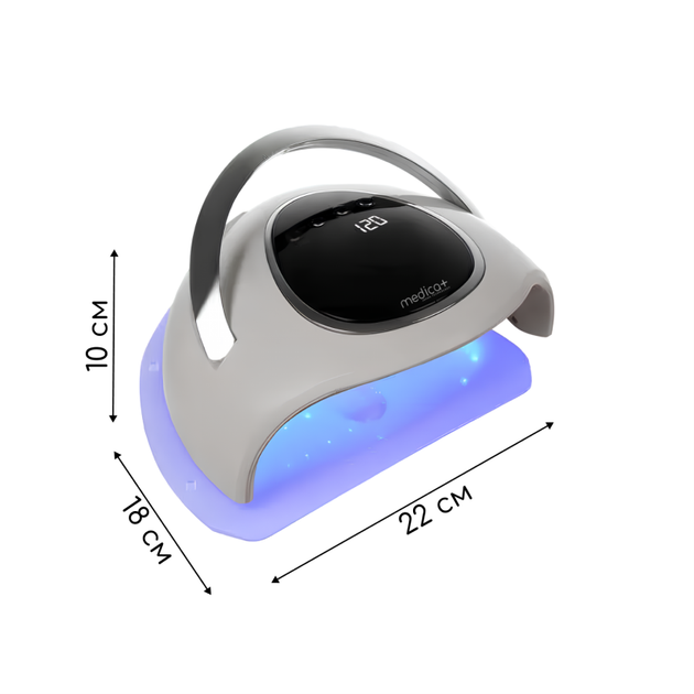 Лампа для маникюра Medica+ NailControl 10 LED + UV 146W - изображение 11