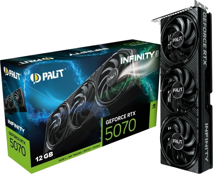Видеокарта Palit PCI-Ex GeForce RTX 5070 Infinity 3 12GB