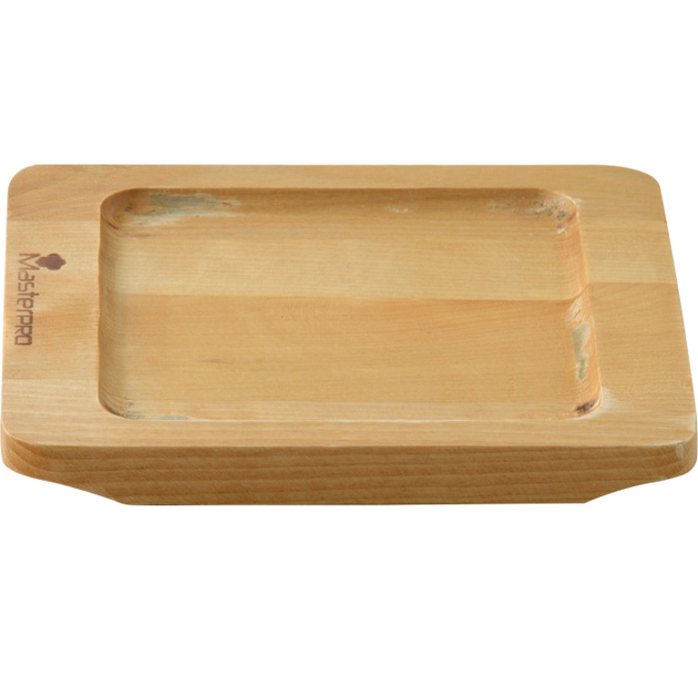 Чавунна мініформа з серверовочною дошкою MasterPro Foodies cook&share 12.6x18.5 см (BGMP-3805-EM) - зображення 4