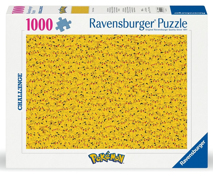 Пазл Ravensburger Киньте виклик Пікачу 70 x 50 см 1000 деталей (12000829) (4005555008293) - зображення 3