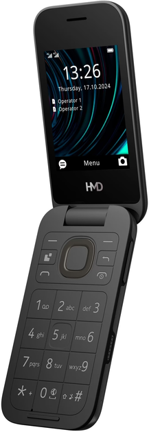 Мобильный телефон HMD 2660 4G Flip DS Cosy Black UA - Фото 4 Мобильный телефон HMD 2660 4G Flip DS Cosy Black UA - изображение 4