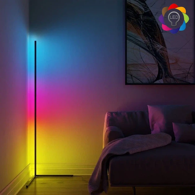 Угловой LED торшер Ledox Design с пультом и регулируемой яркостью 330 цветовых комбинаций - изображение 5