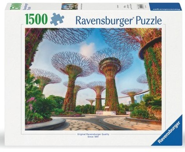 Puzzle Ravensburger Zatoka w Singapurze 80 x 60 cm 1500 elementów (12001396) (4005555013969) - obraz 3