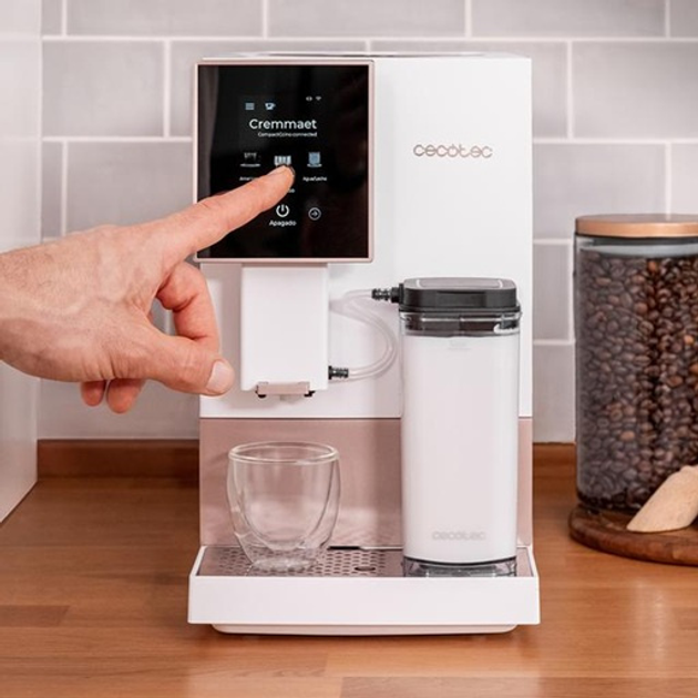Ekspres do kawy Cecotec Cremmaet Compactccino Connected White Rose (01462) - obraz 5