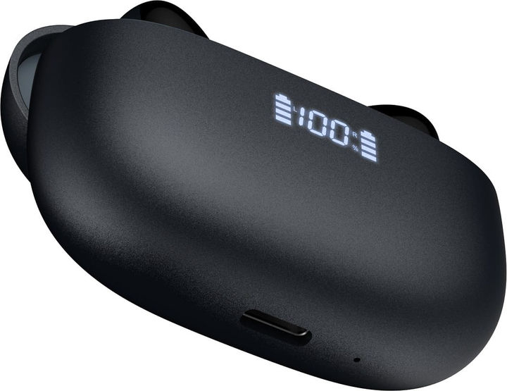 Навушники бездротові Platinet TWS ANC ENC Earphones Bluetooth Display Black (PM1002ANC) - зображення 4