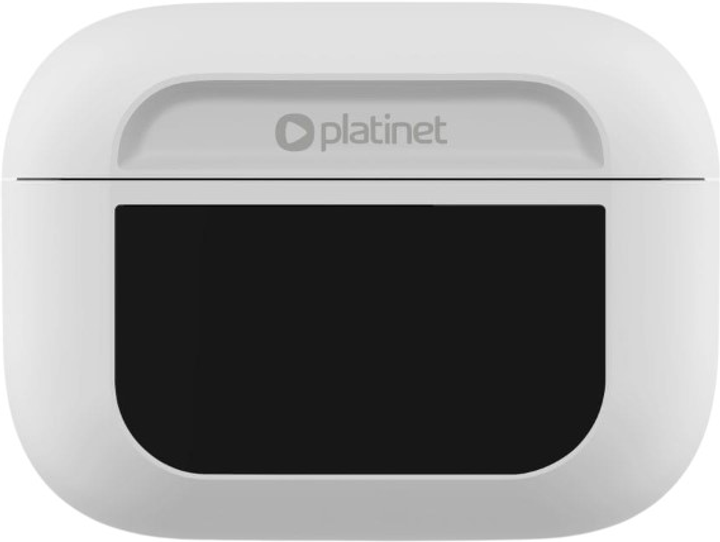 Навушники бездротові Platinet TWS Earphones Touch Display ANC White (PM1005W) - зображення 3