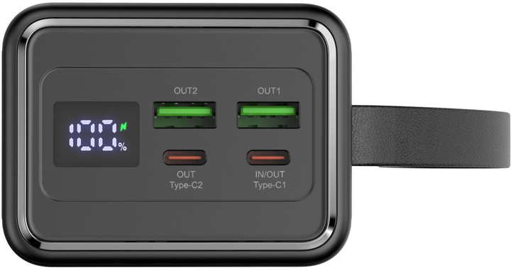 Powerbank Platinet 40000 mAh 65W Black (PMPB4065) - obraz 4