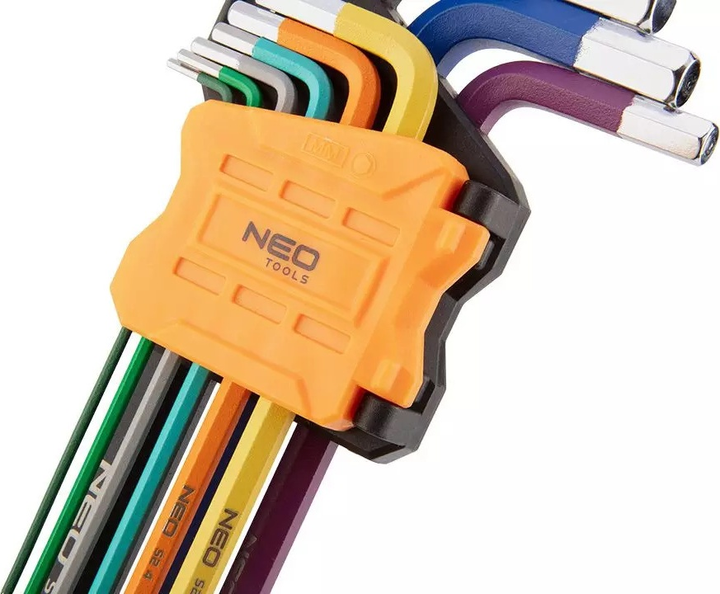 Klucze imbusowe NEO Tools 1.5-10 mm 9 szt 09-512 (5907558403404)   - obraz 3