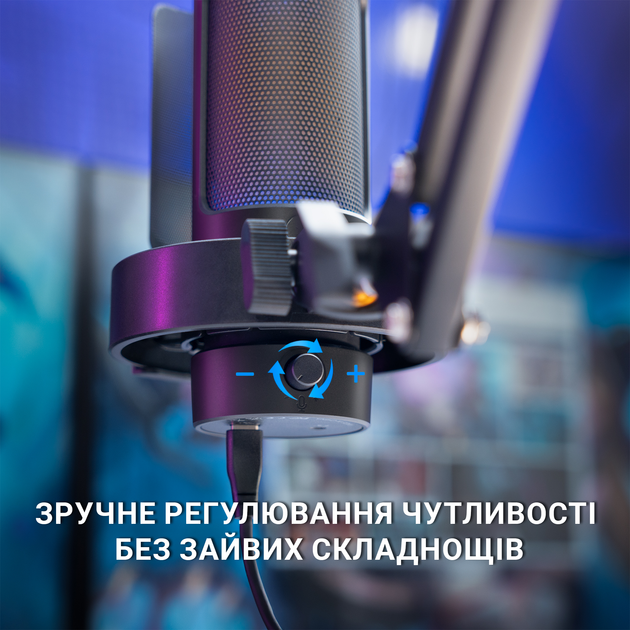 Микрофон конденсаторный Fifine A8T USB Black - Фото 6 Микрофон конденсаторный Fifine A8T USB Black - изображение 6