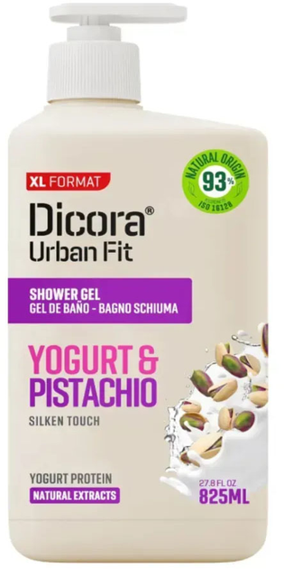 Крем-гель для душу Dicora Urban Fit Yogurt & Pistachio Протеїновий йогурт та фісташки 825 мл від Rozetka на платформі USKIDKA Акція на Крем-гель для душу Dicora Urban Fit Yogurt & Pistachio Протеїновий йогурт та фісташки 825 мл від Rozetka