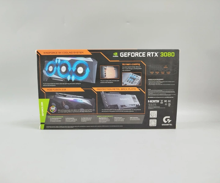 Видеокарта Gigabyte RTX 3080 GAMING OC (10GB/GDDR6X/320bit) GV