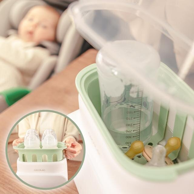 Podgrzewacz i sterylizator do butelek Cecotec Nana BabyCare Double Bottle Warmer (8435484019064) - obraz 5