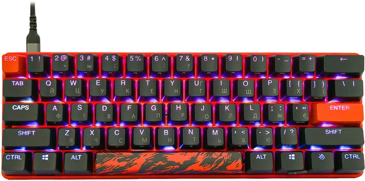 Клавіатура дротова SteelSeries Apex 9 TKL OptiPoint Mini Faze Clan