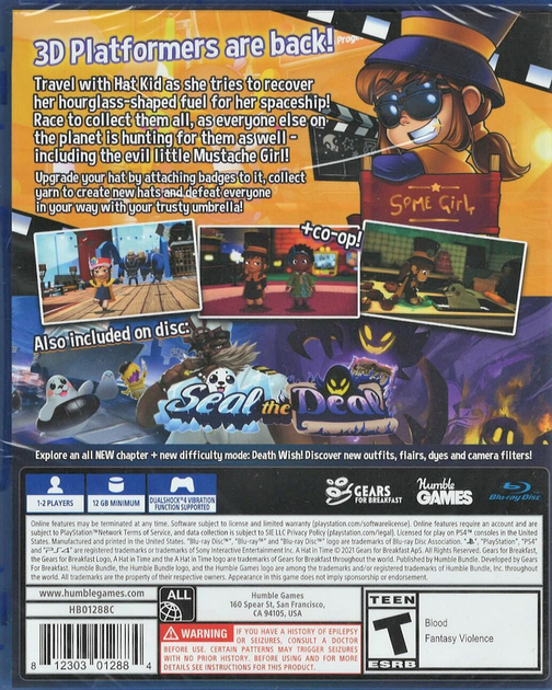 Gra PlayStation 4 A Hat in Time (Blu-ray płyta) (0812303012884) - obraz 5