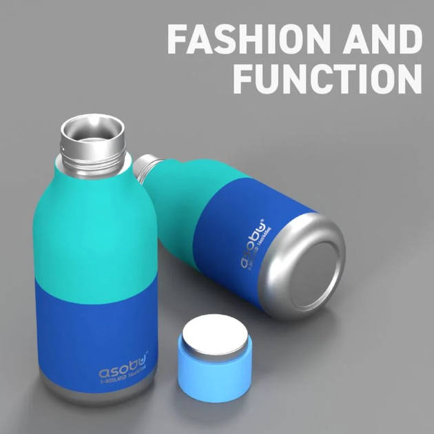 Butelka na wodę Asobu Urban SBV24 Pastel Blue 460 ml (842591043611) - obraz 6