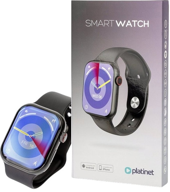 Smartwatch Platinet 2.06" Bluetooth NFC Black (PSMART29B) - obraz 11