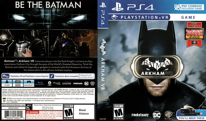 Gra PlayStation 4 Batman: Arkham VR (Blu-ray płyta) (0883929560219) - obraz 4