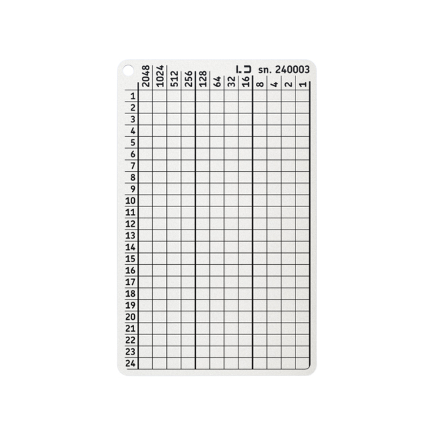 Мнемонический планшет Lapua Dev Seed phrase keeper 24 BIP39 for Safepal (LS24BIP39) - изображение 2