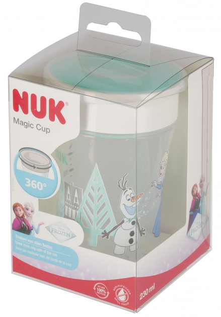 Kubek Nuk Magic Cup Frozen Elsa 8 m 230 ml (4008600443780) - obraz 5