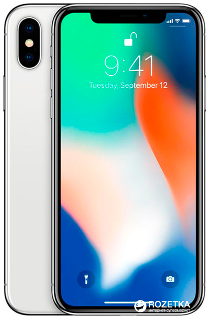Мобильный телефон Apple iPhone X 64GB Silver – фото, отзывы ...