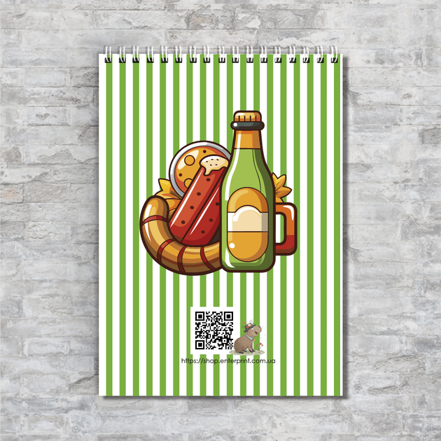 Блокнот для списка покупок на 50 листов, А6, салатовый ENTERSTORE (art. SHOPPING-1002) - Фото 3 Блокнот для списка покупок на 50 листов, А6, салатовый ENTERSTORE (art. SHOPPING-1002) - изображение 3