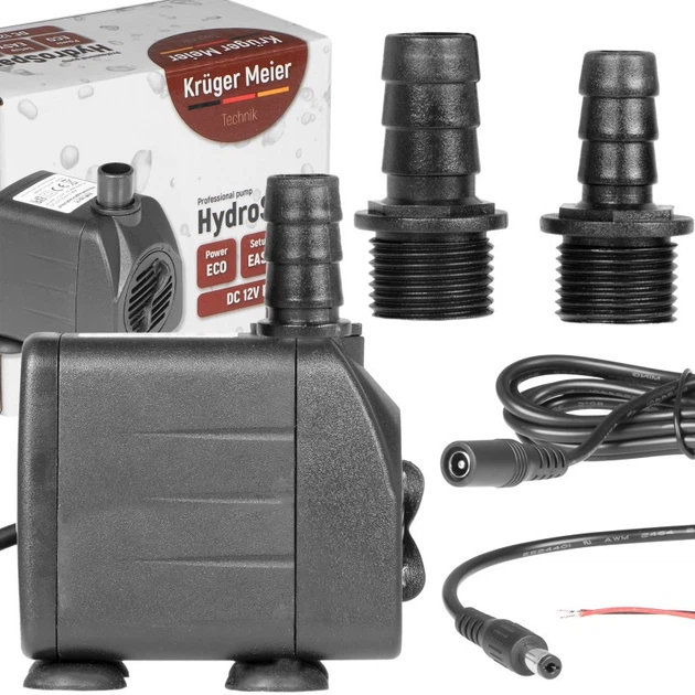 Помпа підйомна Kruger Meier HydroSpark 1750 — міні насос 12V, 1500 л/год - зображення 9