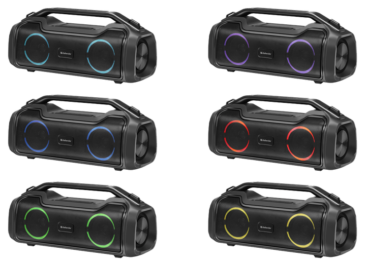 Портативна акустика Defender (65950) Beatbox 50 50 Вт Bluetooth 5.0 IPx5 до 5 год роботи - изображение 5