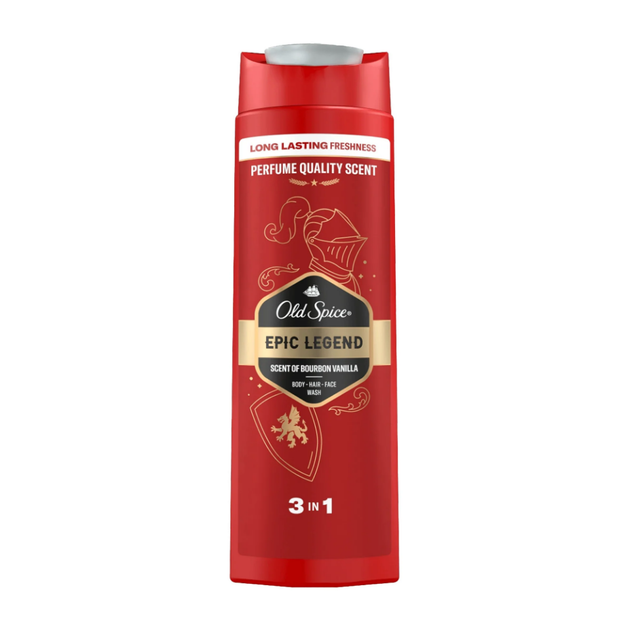Гель для душу Old Spice Epic Legend 400 мл (8700216611046) - Фото 1 Гель для душу Old Spice Epic Legend 400 мл (8700216611046) - изображение 1