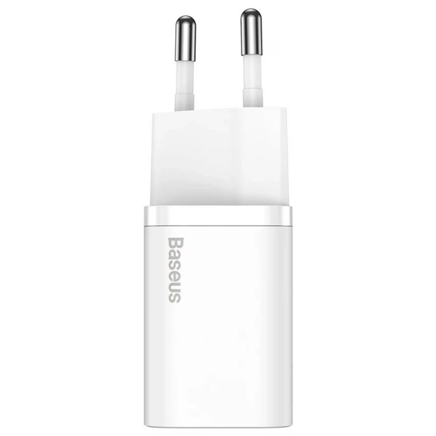 Зарядка для айфона Baseus блок зарядки 20 Ватт и зарядный кабель Lightning 1м - изображение 7