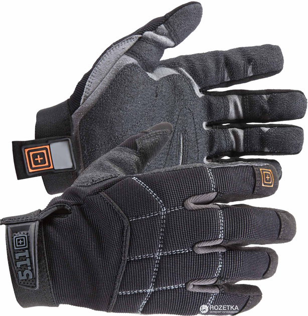 Рукавиці тактичні 5.11 Tactical Station Grip 59351 M Black (2000980226214) - зображення 1