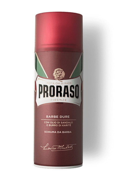 Піна для гоління Proraso Red (New Version) Shaving foam з олією ши для жорсткої щетини 400 мл - изображение 3