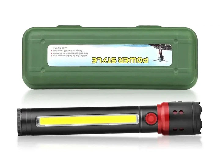 Фонарь полицейский Bailong BL-F863 светодиодный анодированный алюминий USB зарядка - Фото 1 Фонарь полицейский Bailong BL-F863 светодиодный анодированный алюминий USB зарядка - изображение 1