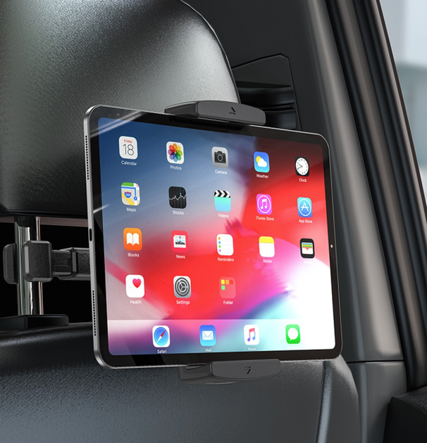Автодержатель Hoco CA121 Для планшетов Черный - изображение 6