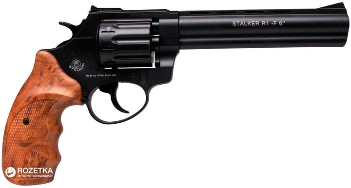 Револьвер Meydan Stalker 4 мм 6" Black/Brown (38800041) - изображение 2