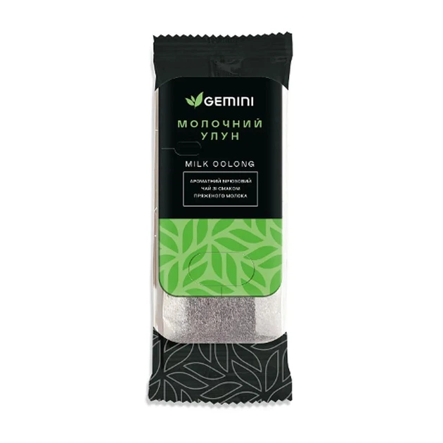 Чай пакетированный Gemini Grand Pack для чашки Молочный Улун 2,5г х 15шт - Фото 1 Чай пакетированный Gemini Grand Pack для чашки Молочный Улун 2,5г х 15шт - изображение 1