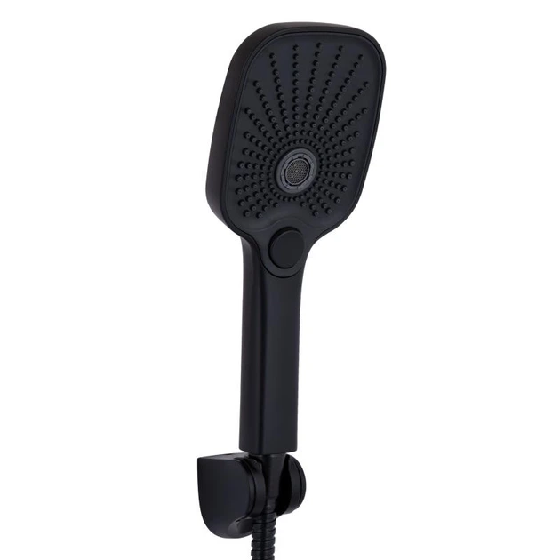 Смеситель для ванны Qtap Gemini (c душевым гарнитуром) QTGEM259BLM45682 Black Matt - Фото 4 Смеситель для ванны Qtap Gemini (c душевым гарнитуром) QTGEM259BLM45682 Black Matt - изображение 4