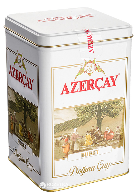 Чай черный крупнолистовой Azerçay Buket в жестяной банке 250 г ...