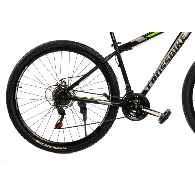 Велосипед CrossBike 29`` Storm 2024 Рама-17`` black-green - Фото 2 Велосипед CrossBike 29`` Storm 2024 Рама-17`` black-green - изображение 2