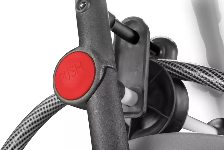 Візок для садового шланга NEO Tools металевий до 60 м 1/2" шланга з напрямною для шланга 15-792 (5907558451337) - зображення 6