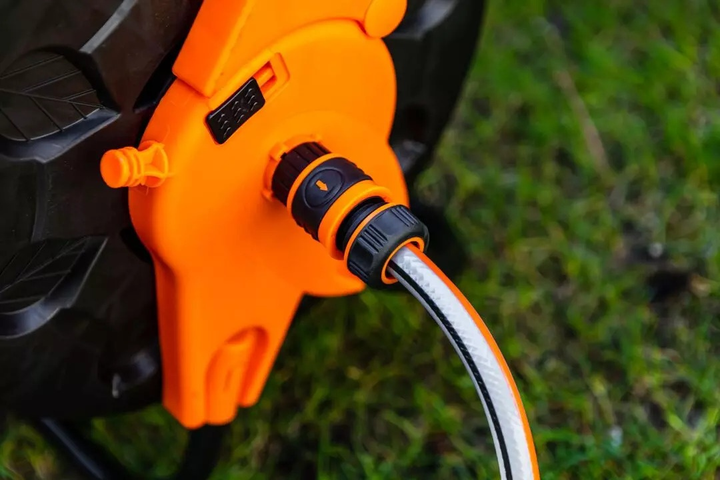 Підставка для садового шланга NEO Tools пластикова до 60 м 1/2" шланга 15-791 (5907558451344) - зображення 11