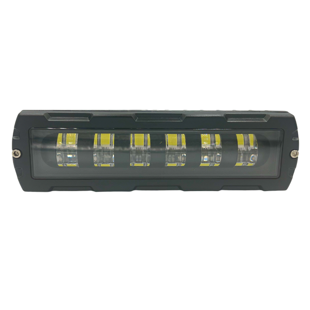 Дополнительная светодиодная LED лед фара 18W на 6 линз с чёткой СТГ с функцией ближнего дальнего света (1шт) - изображение 3