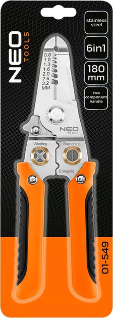 Плоскогубці NEO Tools для ізоляції 6 в 1 01-549 (5907558421859) - зображення 12