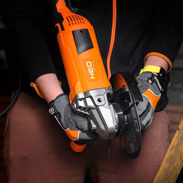 Кутова шліфувальна машина NEO Tools 3000 Вт 230 мм 04-715 (5907558498202) - зображення 9