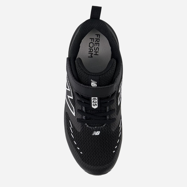 Buty sportowe chłopięce na rzepy New Balance 625 PT625BK 32 (13.5US) Czarny/Biały - obraz 4