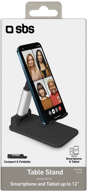 Настільна підставка для телефону SBS TASTAND Black (TASTAND) - зображення 6