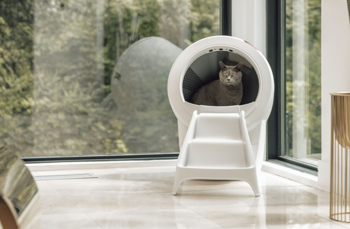 Stopnie dostępu z rampą dla kota do kuwety Whisker Litter Robot 4 White (0810034225245) - obraz 3