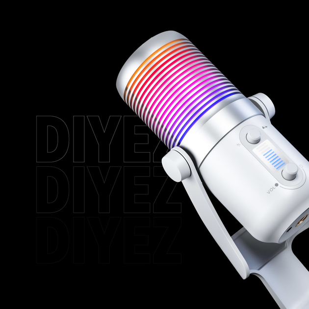 Mikrofon Rampage DİYEZ Beyaz RGB White (8680096139253) - obraz 15