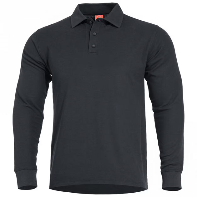 Поло Pentagon Aniketos Long Sleeve, Black, S - Фото 1 Поло Pentagon Aniketos Long Sleeve, Black, S - зображення 1